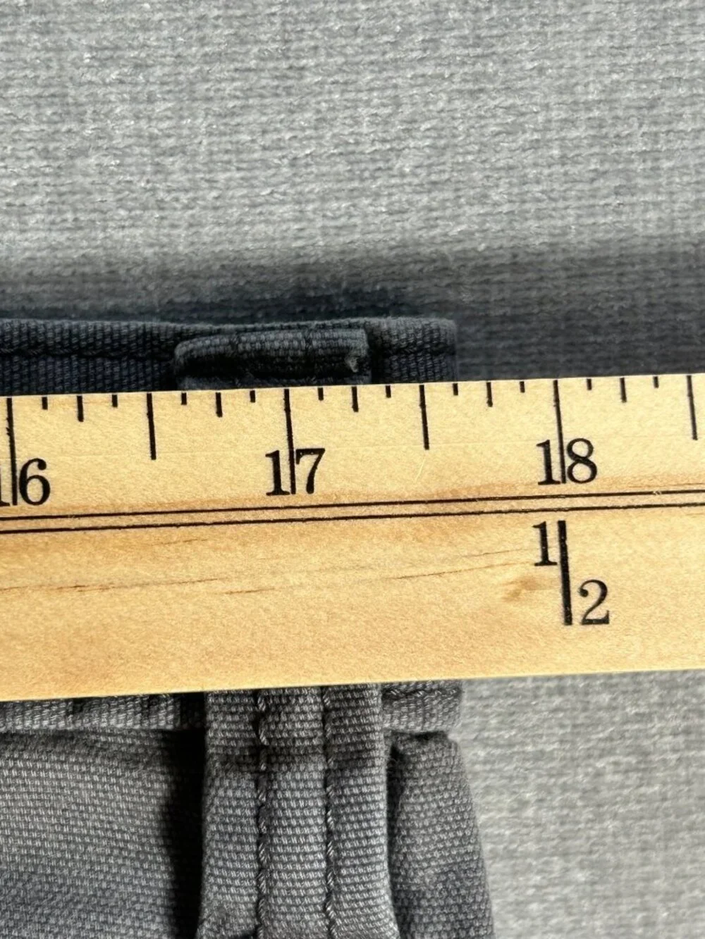 Carhartt Relaxed Fit Straight Leg Pants Men's 36x30 (Fits 35x28) Gray Stretch